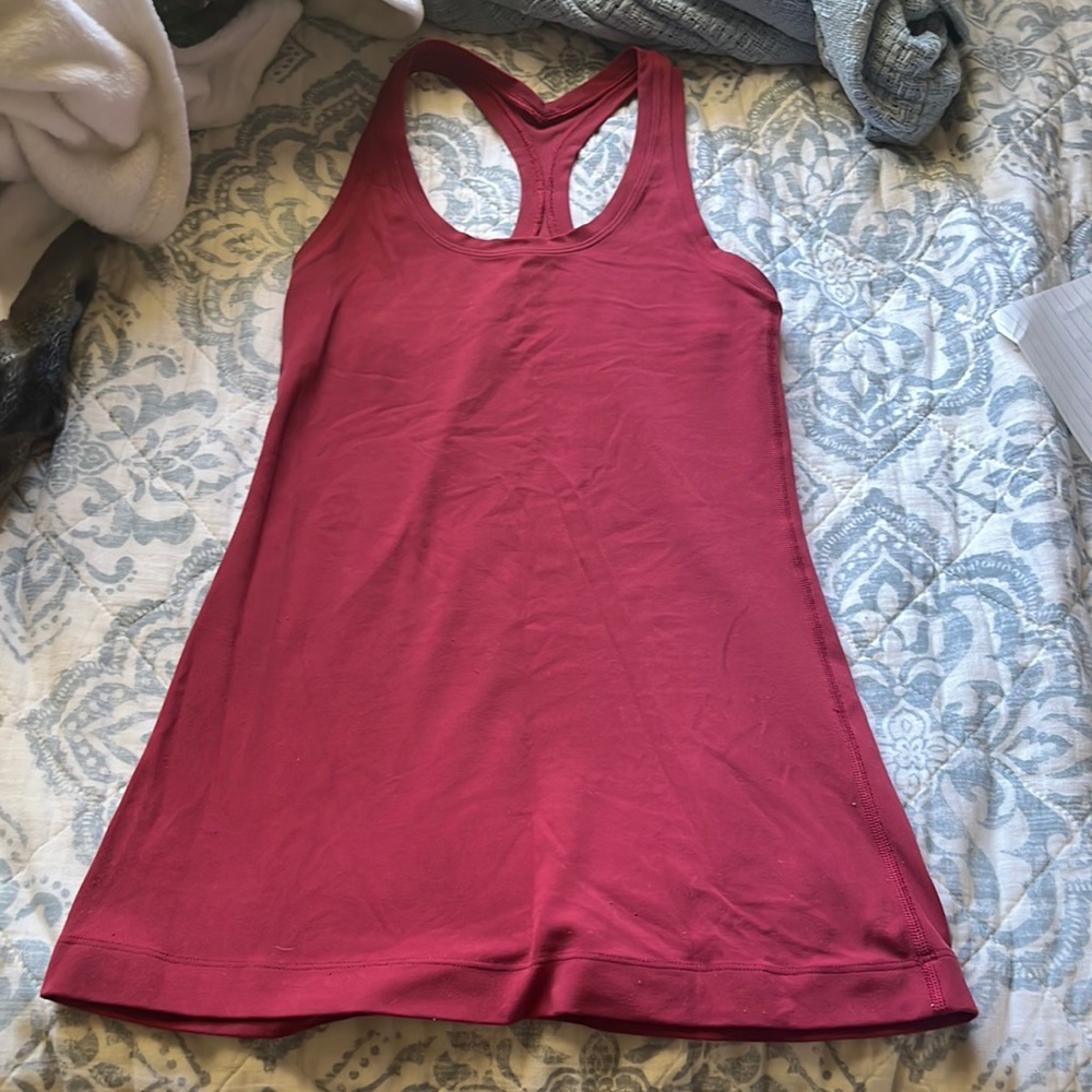 Great condition raspberry colored align lulu tank